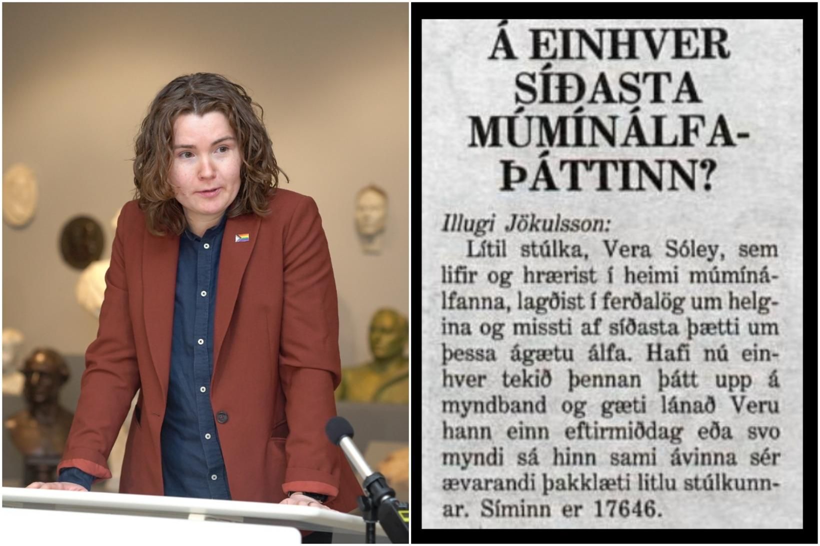 Eitt sinn leitaði Vera Illugadóttir að síðasta Múmínálfaþættinum, og fann.