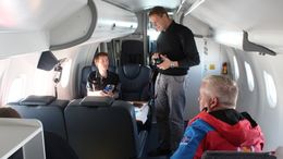 Magnús Tumi Guðmundsson on board TF-SIF today.