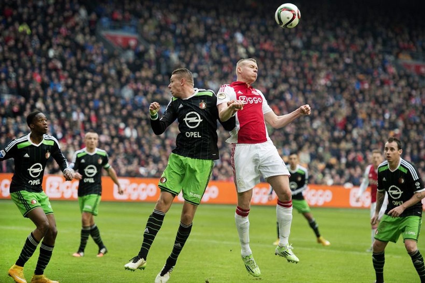 Kolbeinn Sigþórsson í leik Ajax og Feyenoord um síðustu helgi.