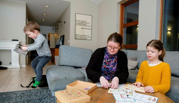 „Ég er ansi þakklát börnunum mínum“