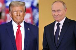 Donald Trump og Vladímír Pútín ræddu saman í síma í dag.