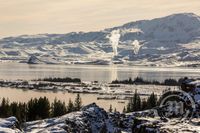 Þingvellir í vetrarbúningi