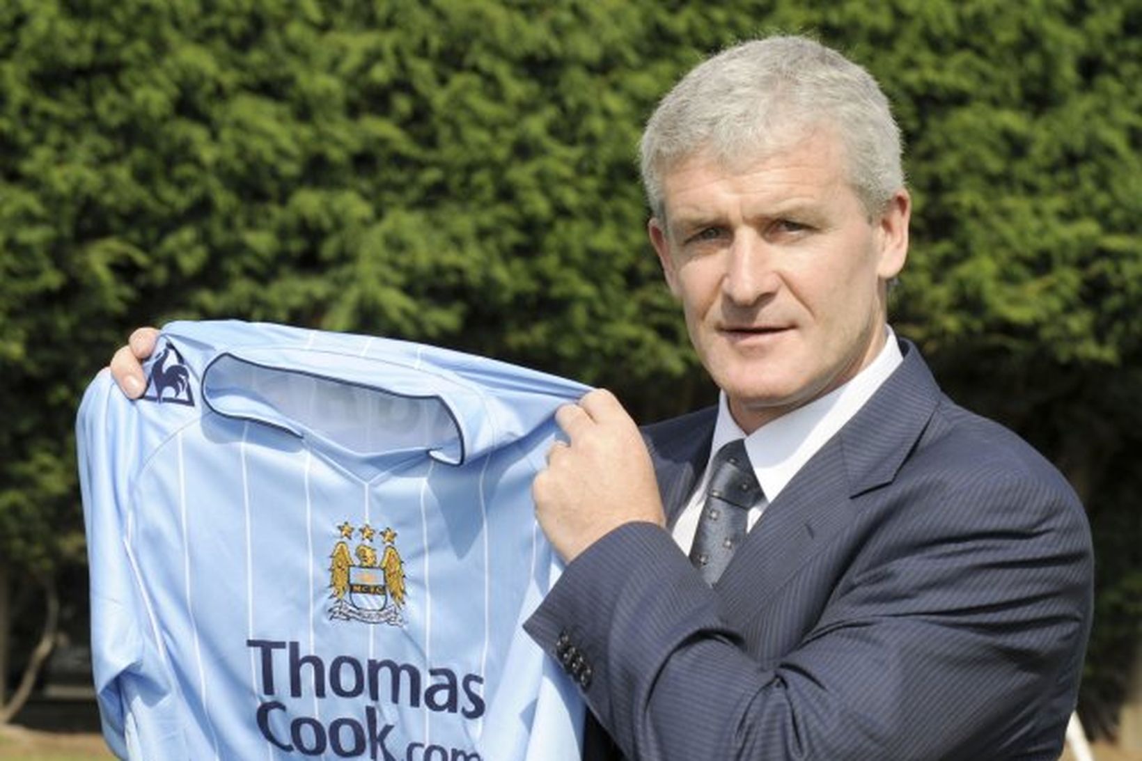 Mark Hughes er ekki valtur í sessi, miðað við orð …