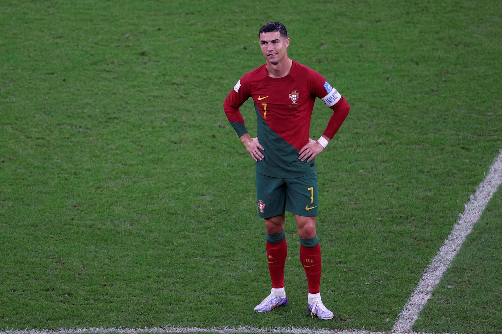 Cristiano Ronaldo gæti þurft að sætta sig við bekkjarsetu í …