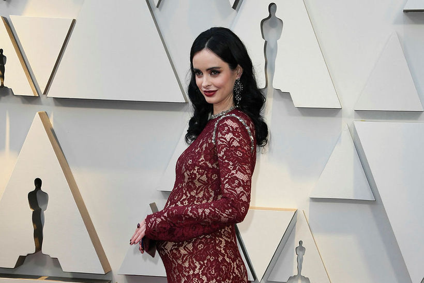 Krysten Ritter kom á óvart á Óskarnum.