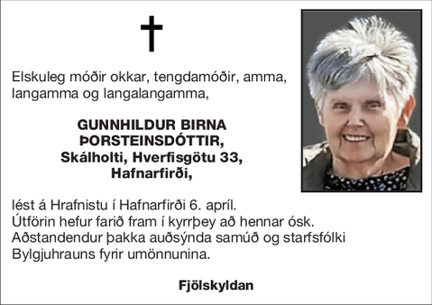 Gunnhildur Birna Þorsteinsdóttir,