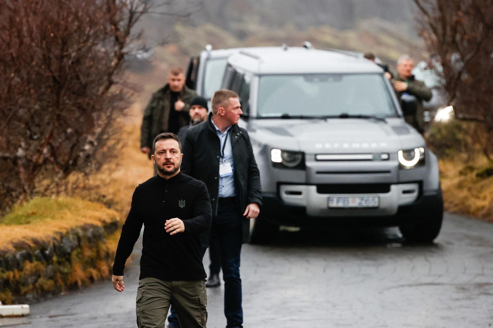 Selenskí kominn til Þingvalla