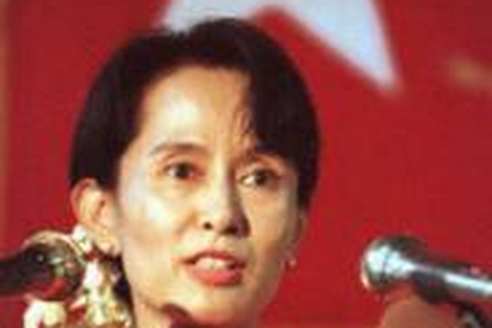 Aung San Suu Kyi.