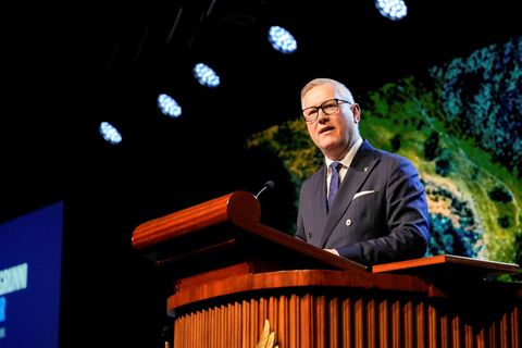 Jens Garðar líkti Sjálfstæðisflokknum við storminn sem blásið gæti nýju lífi í íslenskt samfélag.