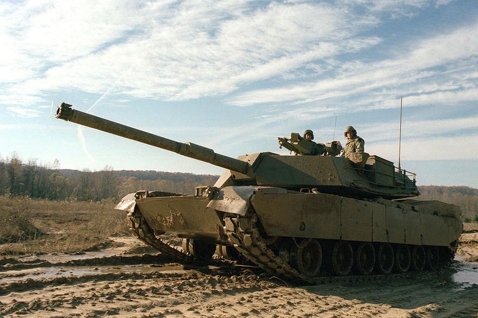 M1 Abrams skriðdreki.