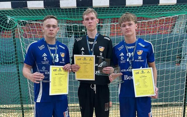 Bessi Teitsson, Jens Sigurðarson og Dagur Árni Heimisson.