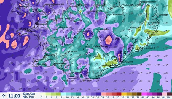 Ólíklegt að veðrið breytist á næstunni