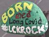 People are encouraged to paint rocks, write constructive messages on them, and then leave them in public places.