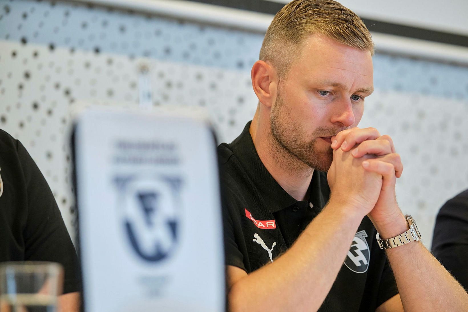 Aron ræddi ekki bara við FH