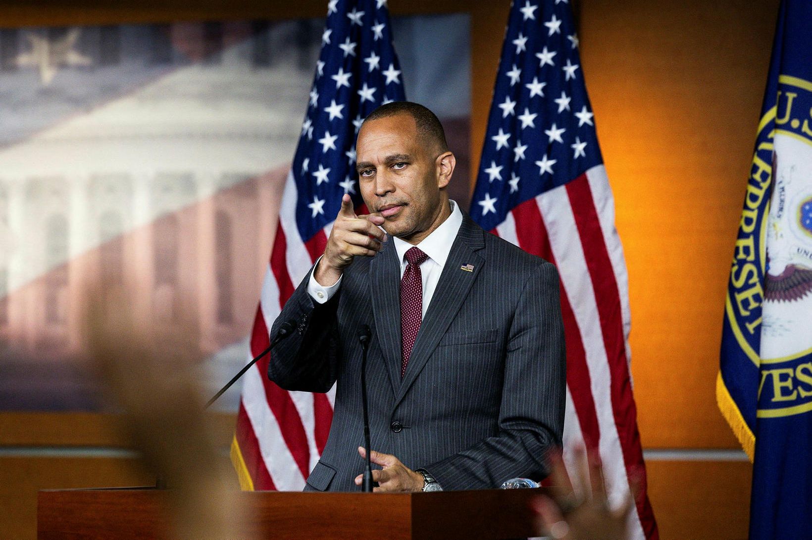 Hakeem Jeffries fundaði með Biden í Hvíta húsinu