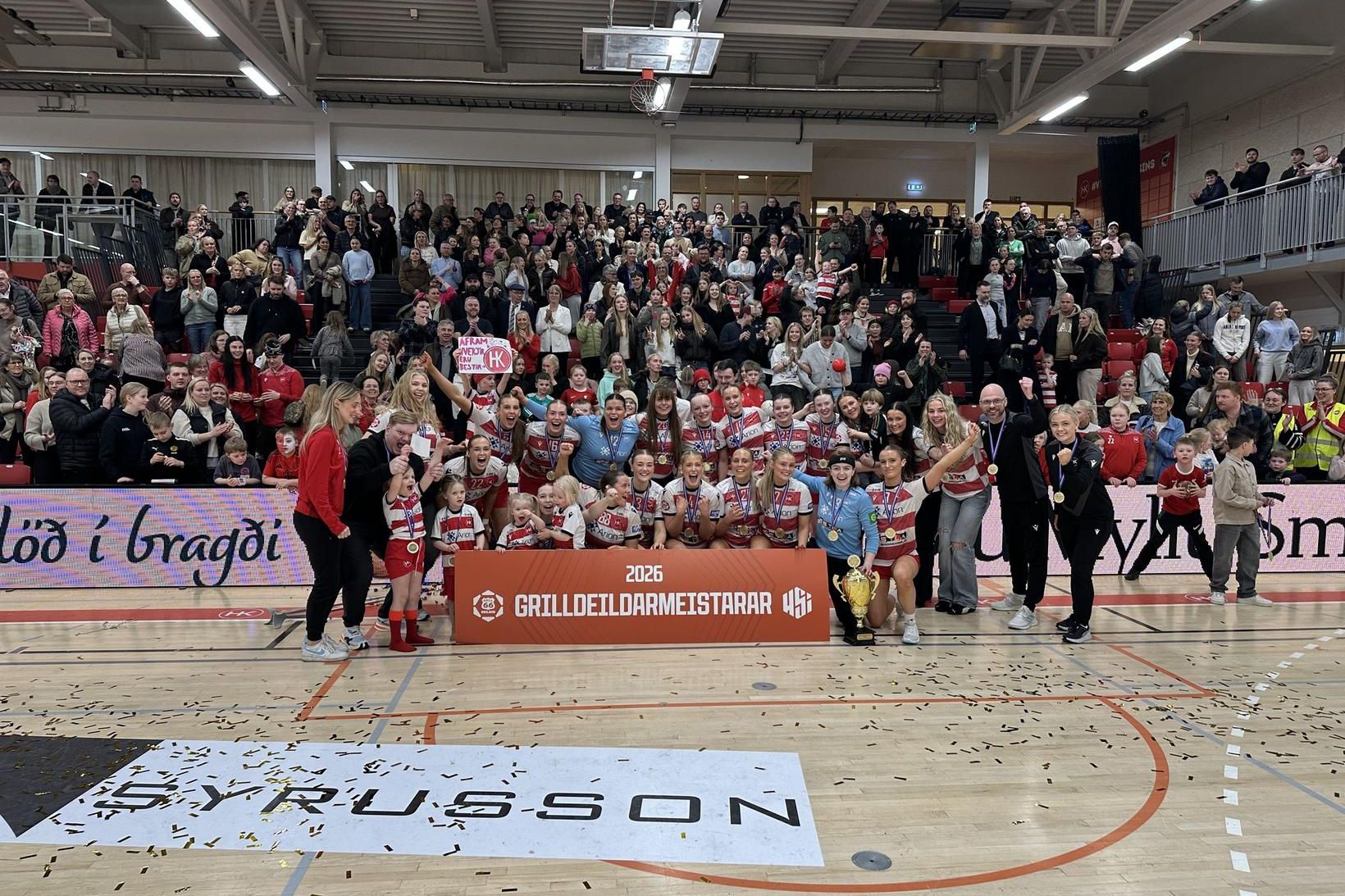 HK tryggði sér sæti í efstu deild