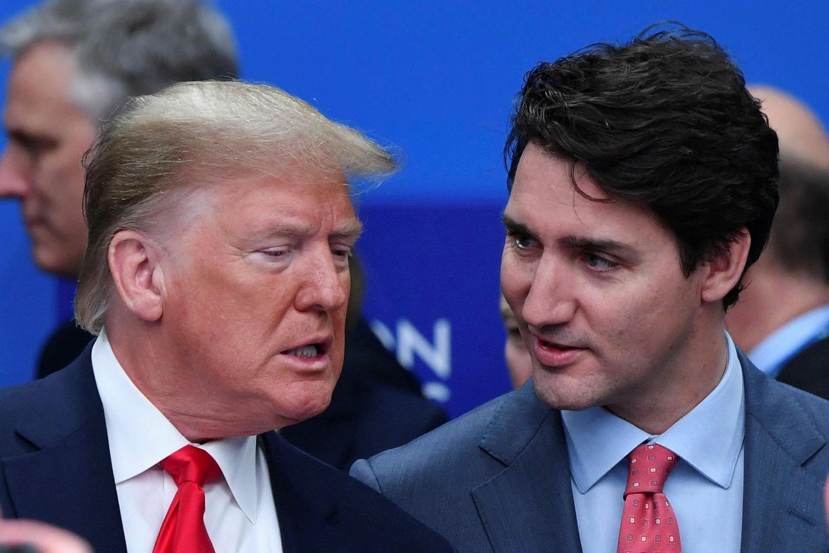 Á meðan allt lék í lyndi. Trump og Trudeau á …