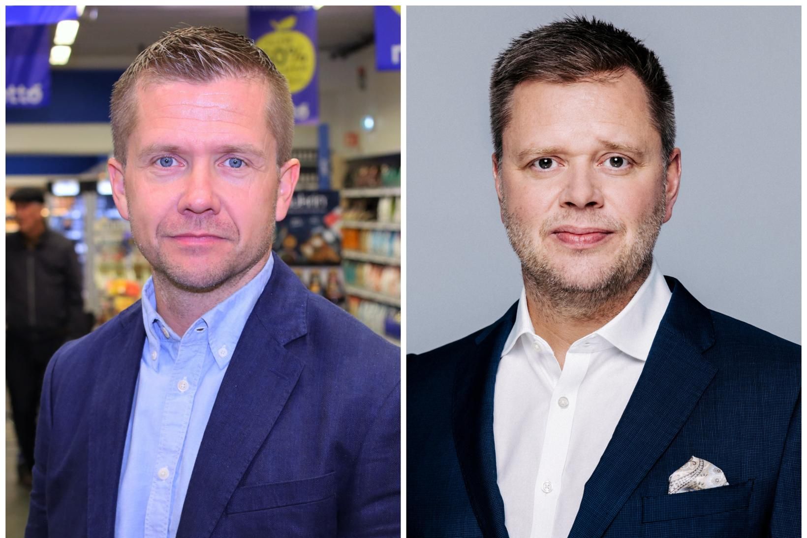 Gunnar Egill Sigurðsson, forstjóri Samkaupa og Ásgeir Helgi Reykfjörð, forstjóri …