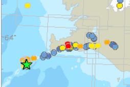 Considerable seismic activity was recorded in the area overnight.