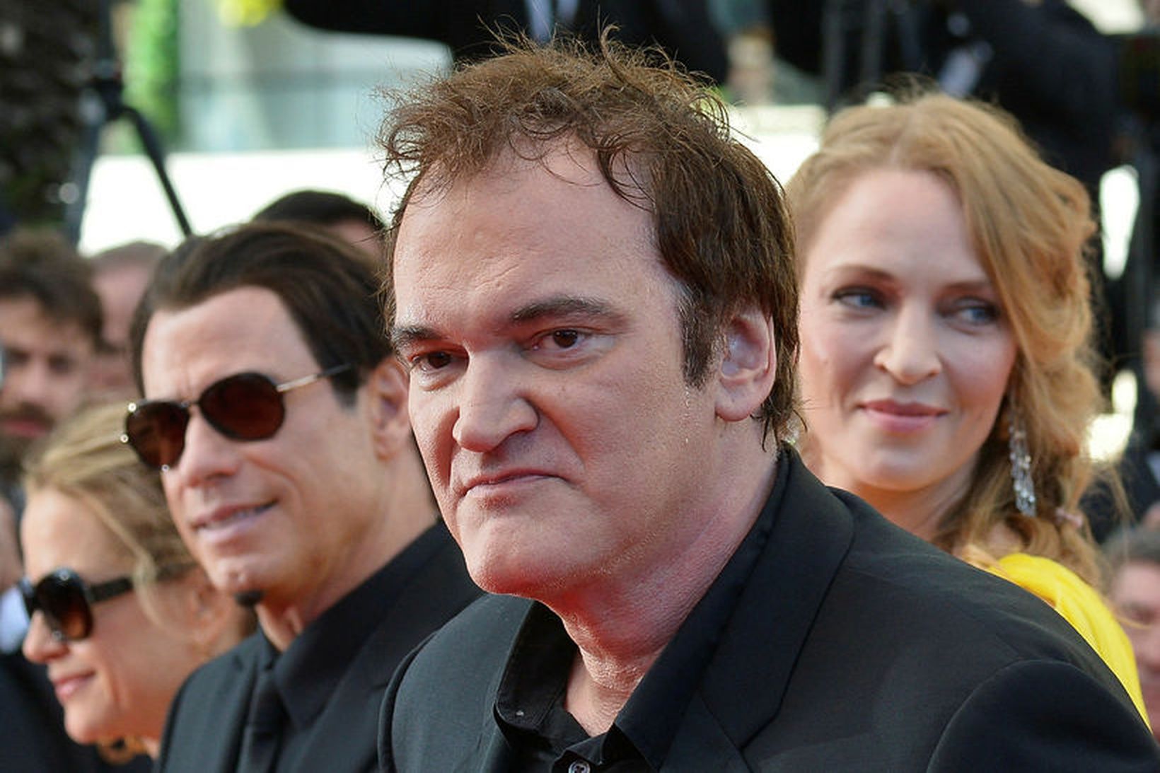 Quentin Tarantino leikstýrði Umu Thurman í Kill Bill.