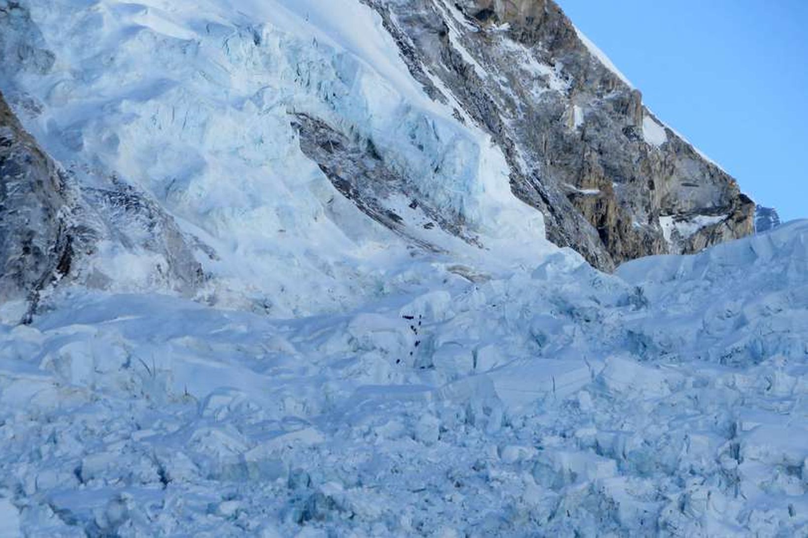 Mannskætt slys varð á Everest 18. apríl sl.