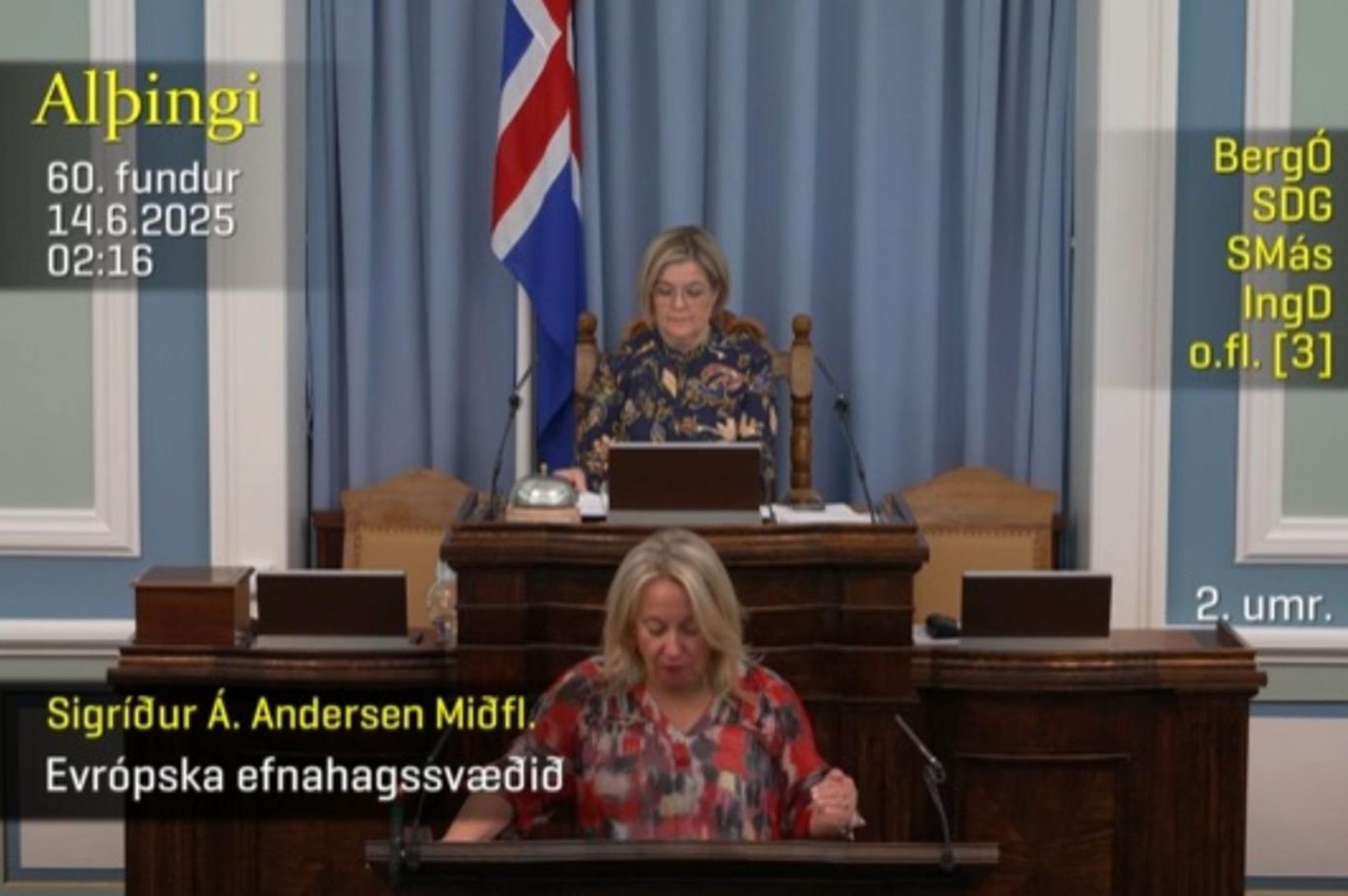 Þingfundi slitið á þriðja tímanum í nótt