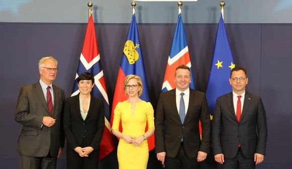 Fögnuðu 25 ára afmæli EES-samningsins
