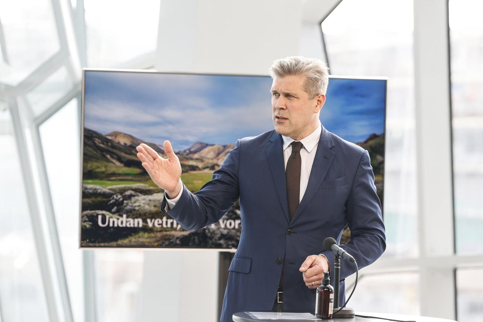 Bjarni Benediktsson fjármálaráðherra og formaður Sjáldstæðisflokksins.