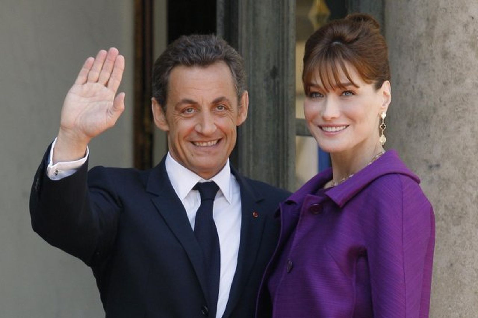 Nicolas Sarkozy og Carla Bruni Sarkozy hafa það nú gott …