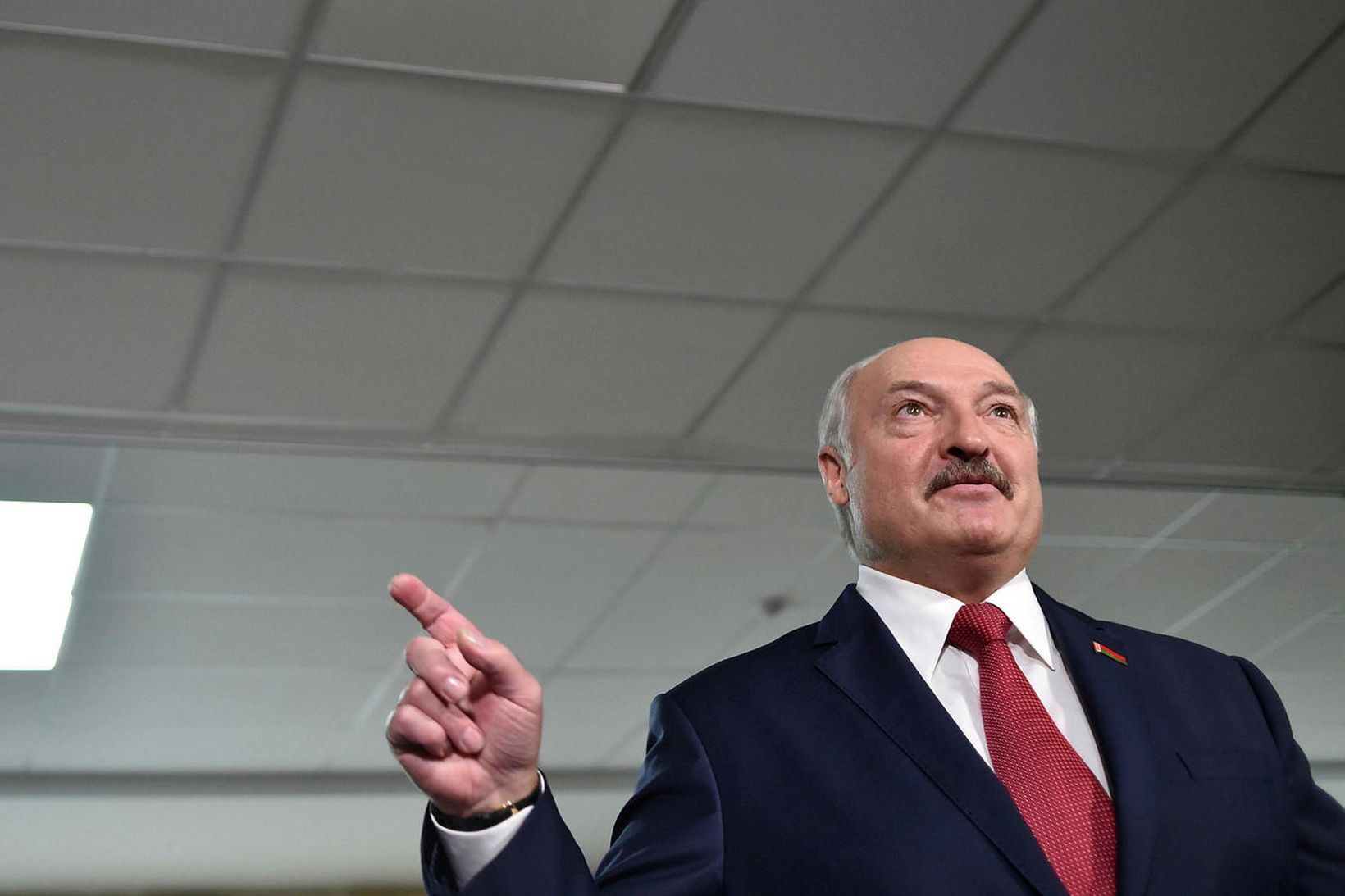 Alexander Lukashenko, forseti Hvíta-Rússlands.