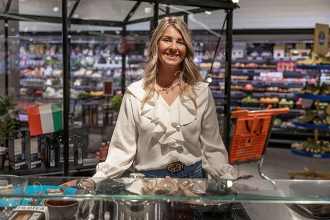 Berglind Guðmunds fór á kostum á sælkeranámskeiðinu þar sem ítalskar kræsingar voru í forgrunni.