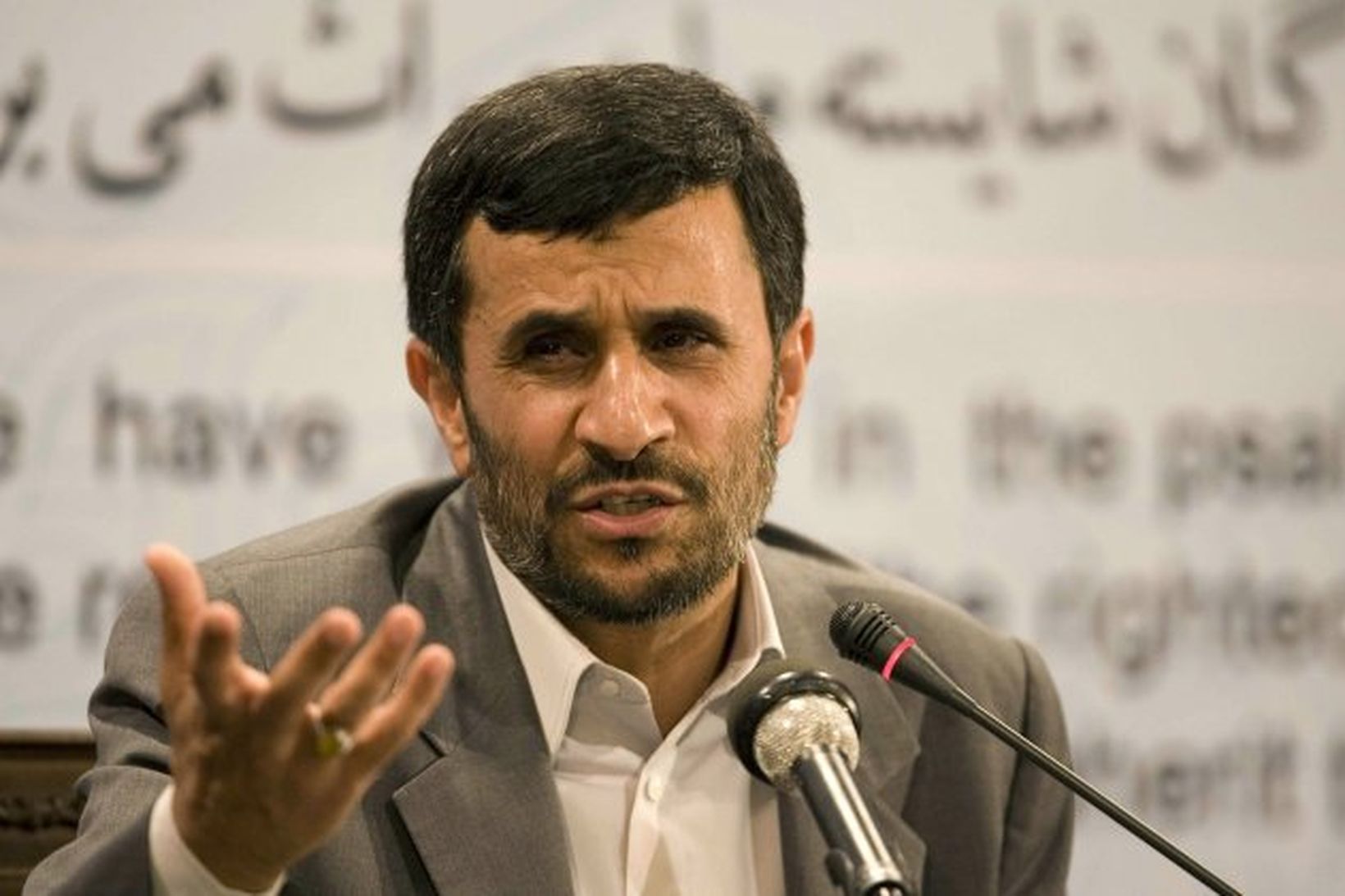 Mahmoud Ahmadinejad, forseti Írans.