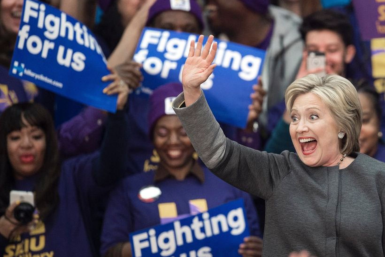 Hillary Clinton mun líklega auka við forskot sitt að loknum …