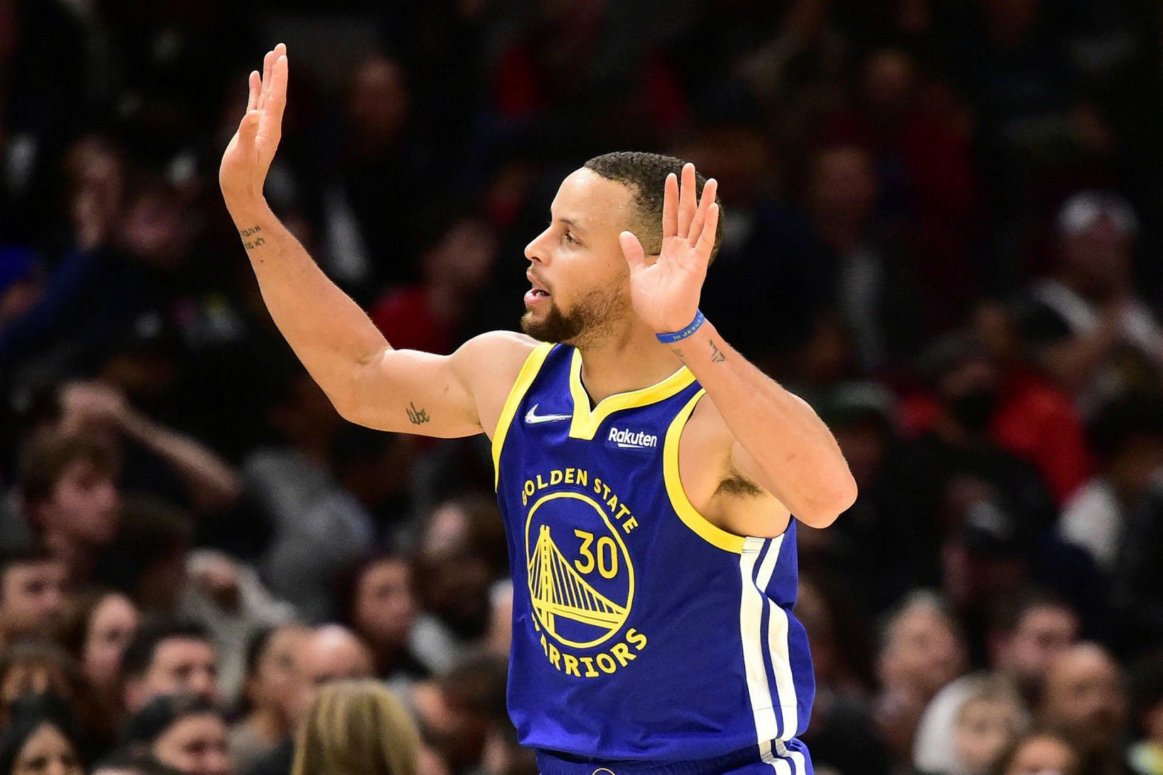 Steph Curry fór á kostum í nótt líkt og áður …