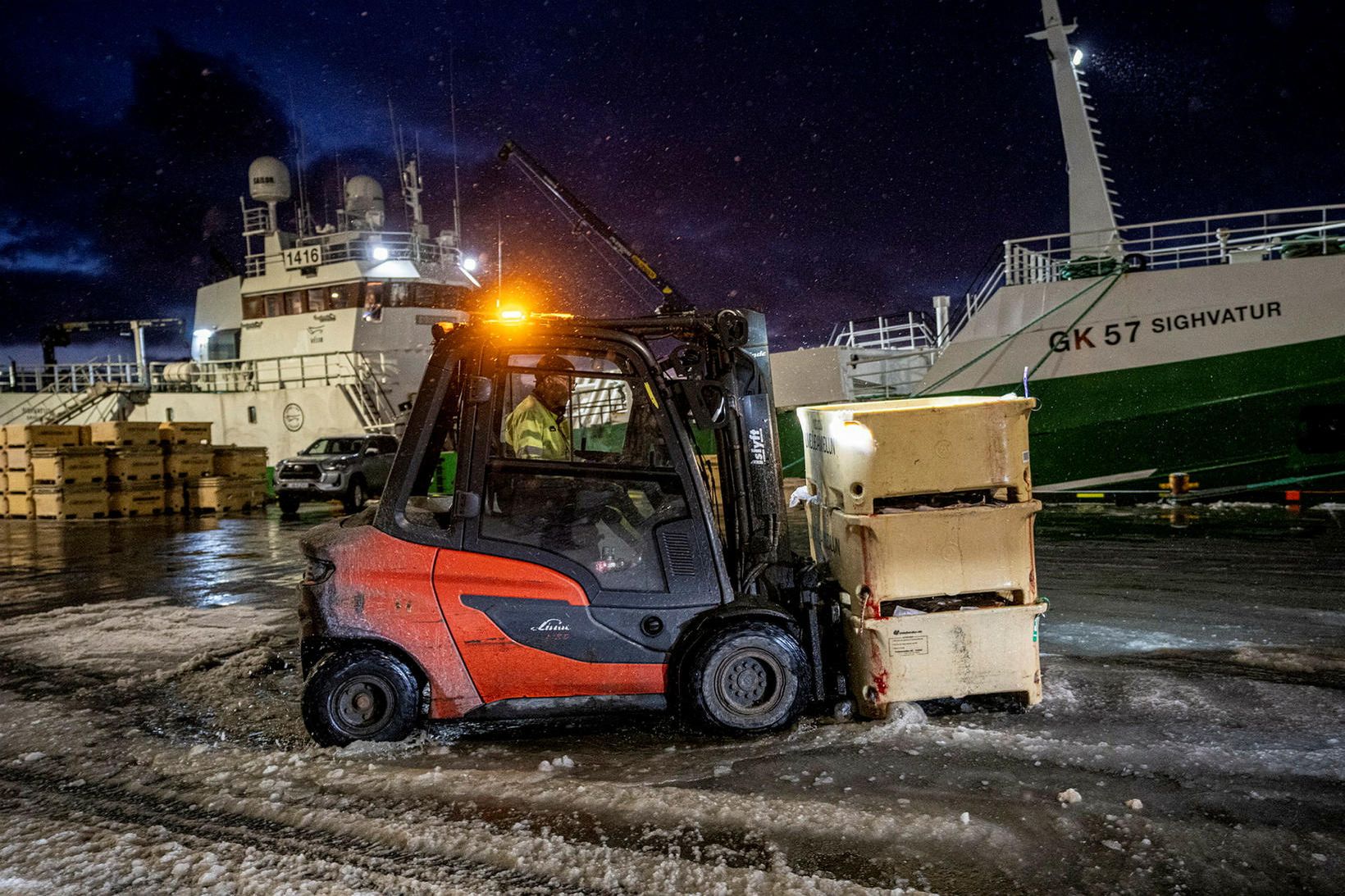 Um helmingi minna var landað í Grindavík á síðasta ár …