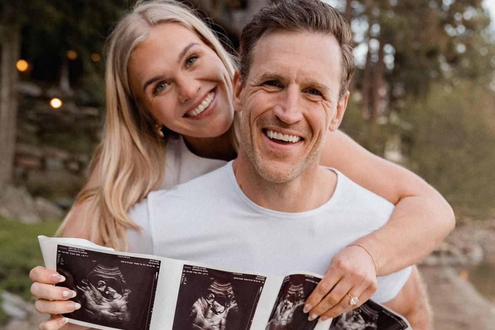 Katrín Tanja og Brooks Laich eiga von á barni.