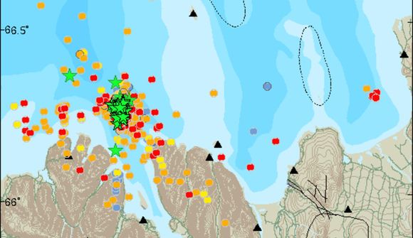 Yfir 1.500 jarðskjálftar síðustu tvo sólarhringa