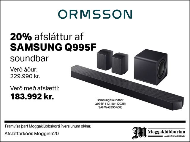 ormsson - Soundbar Samsung Q995F