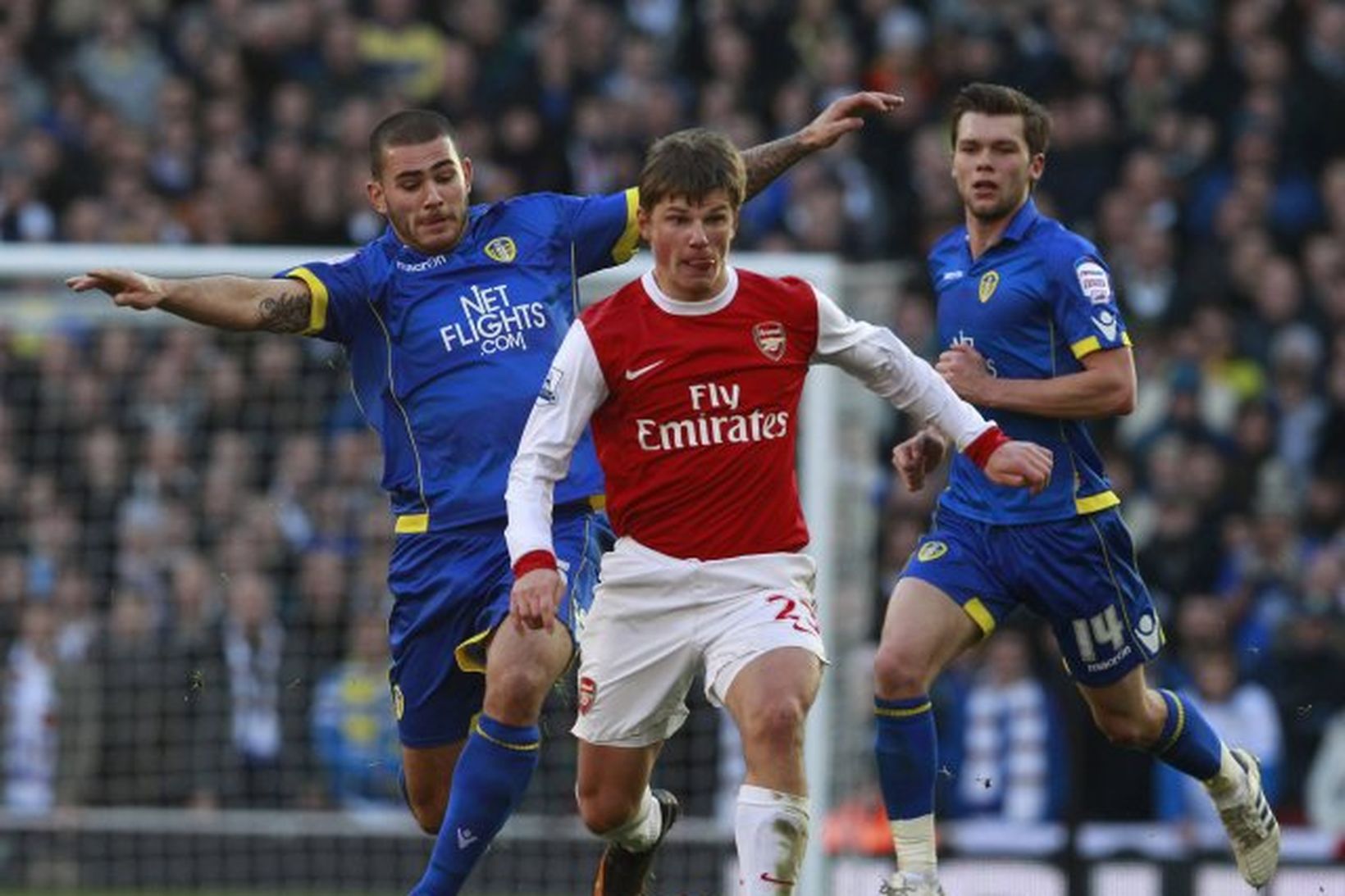 Andrei Arshavin í leik með Arsenal.