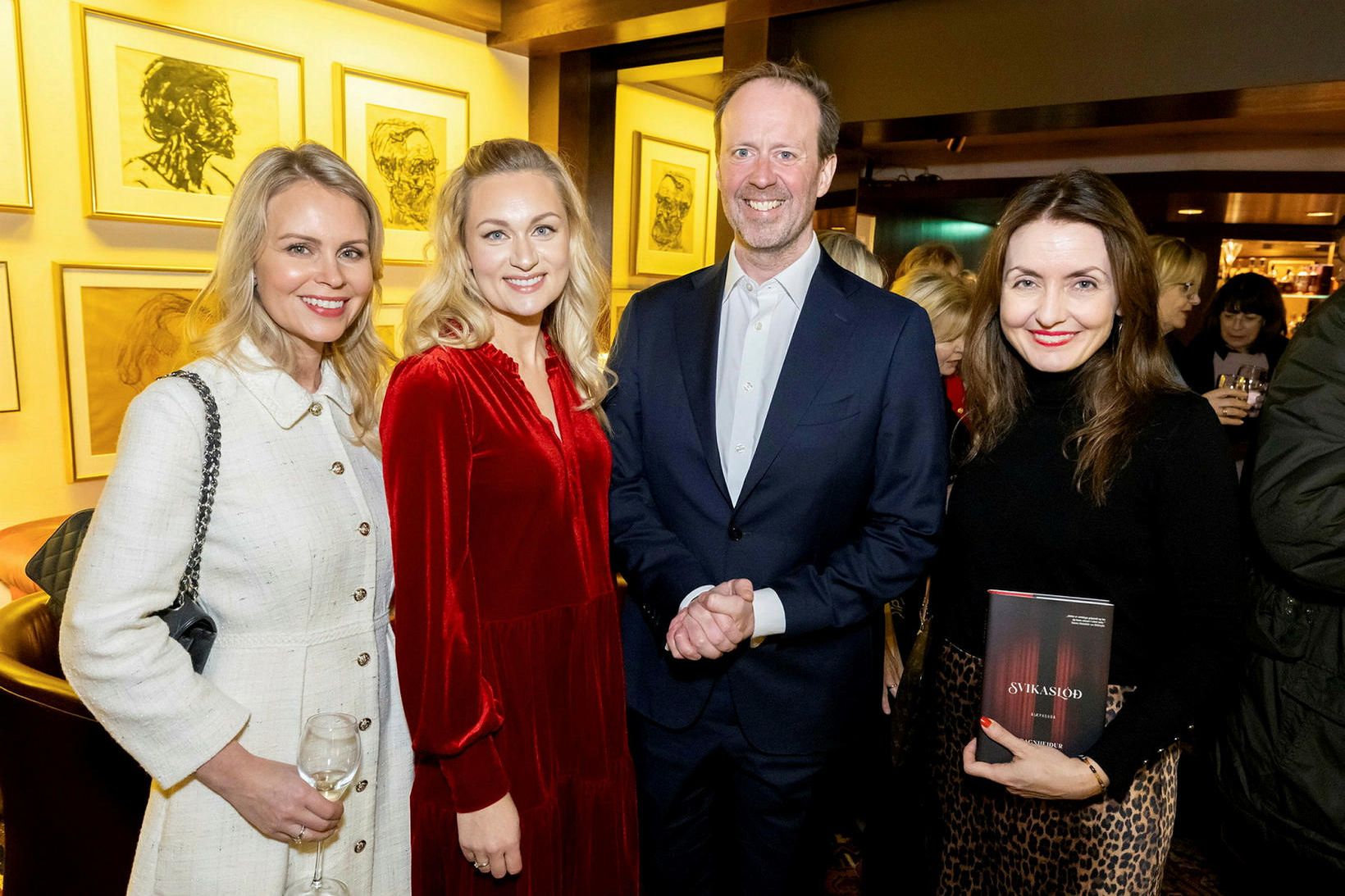 Marta Jónsdóttir, Ragnheiður Jónsdóttir, Sigurður Hannesson og Gunnhildur Ásta Guðmundsdóttir.