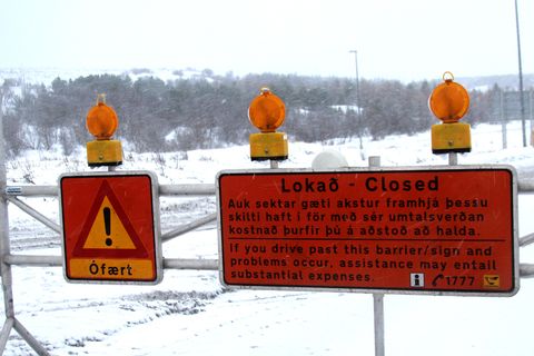 Roads in many parts of Iceland have become impassable.