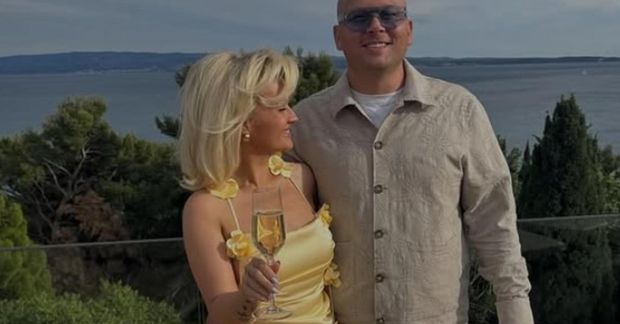 Camilla Rut og Valgeir voru sæt í sólinni.
