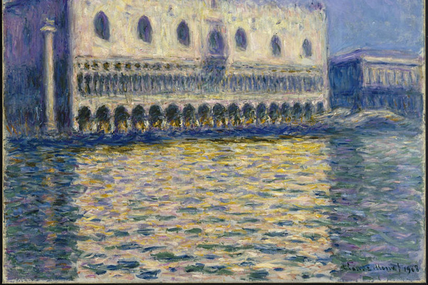 Le Palais Ducal eftir Claude Monet.