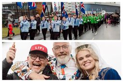 Mikið fjör var í Kópavogi á þjóðhátíðardaginn í dag.