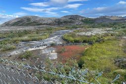 Lítið vatn er í Kaldá í Hafnarfirði.