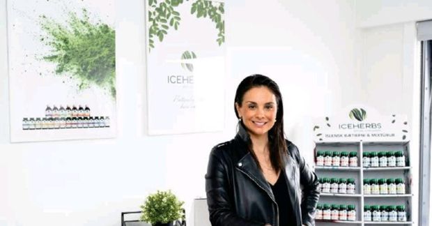 Katrín Amni Friðriksdóttir framkvæmdastjóri og eigandi Iceherbs og Protis.