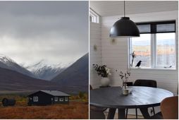Bústaðurinn er á eftirsóttum stað á Austurlandi.