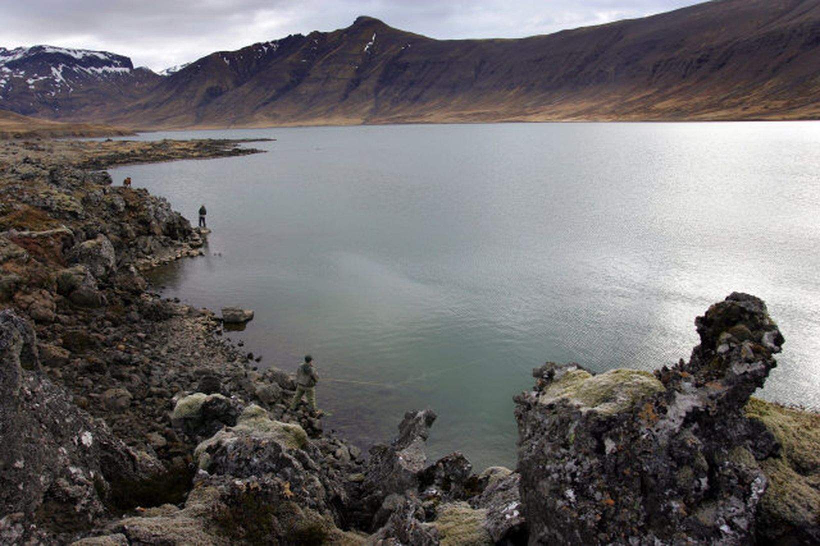 Hraunsfjörður á Snæfellsnesi, við Berserkjahraun.