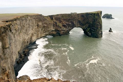 Dyrhólaey is  a 120-metre high promontory, not far from Vík in South Iceland.