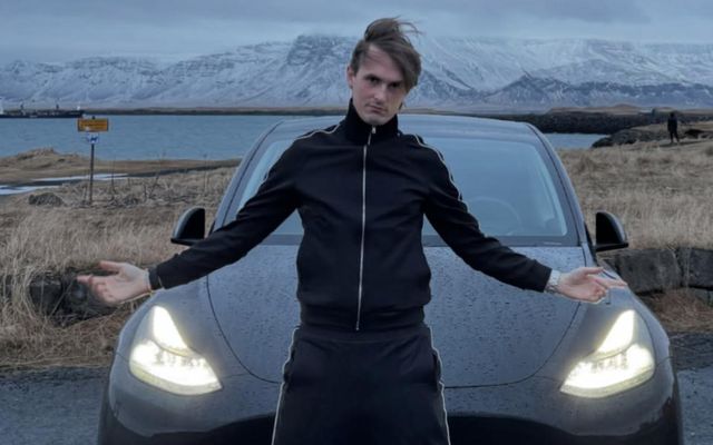 Aron Kristinn á nýjustu Instagram-færslunni sinni.